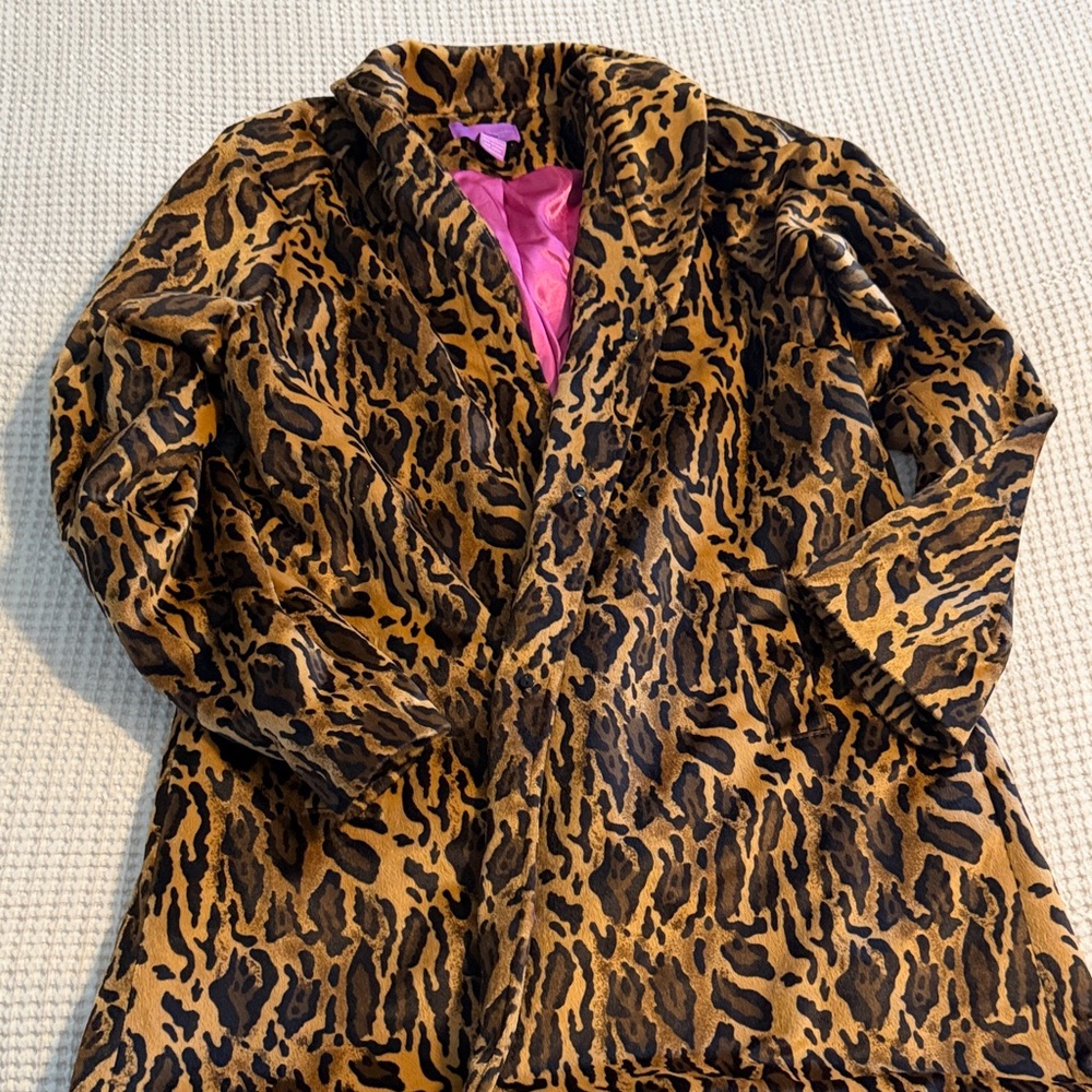 Vintage Suzanne Somers Leopard Print Women's Jacket